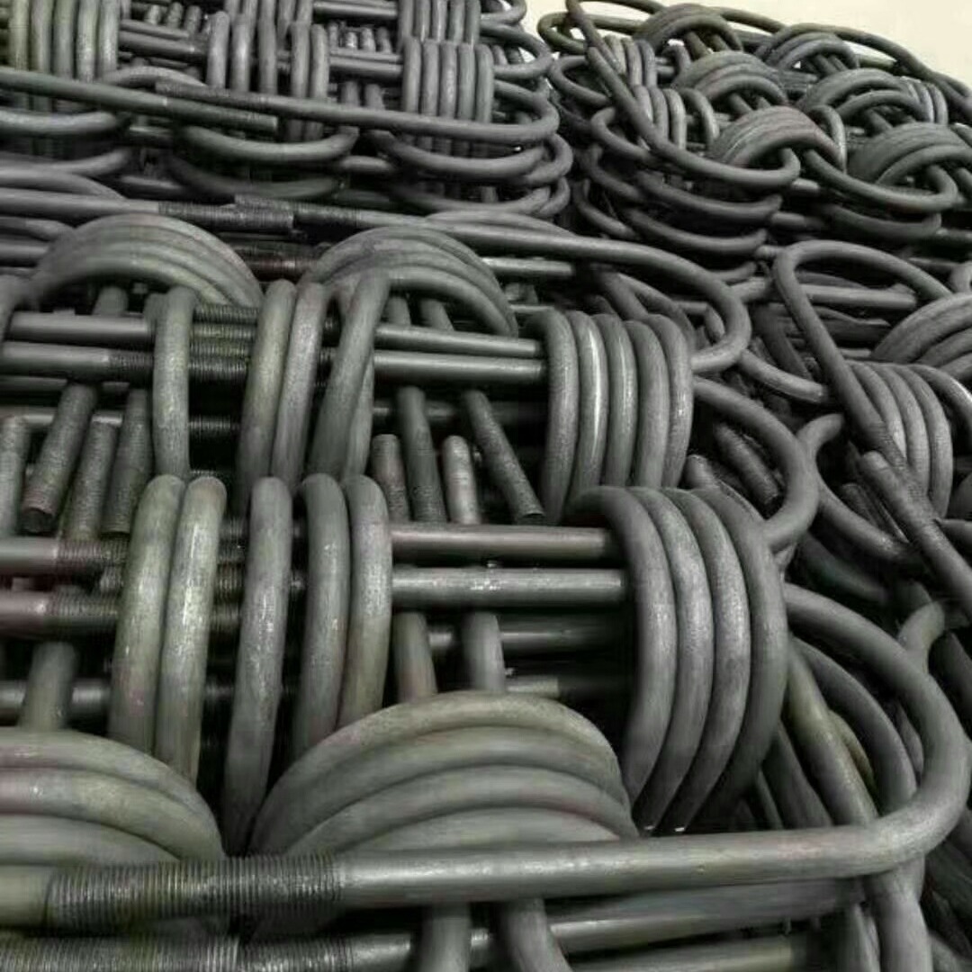 高强地铁螺栓U型螺栓地铁骑马螺栓电缆挂钩五连环现货钩件7字9字