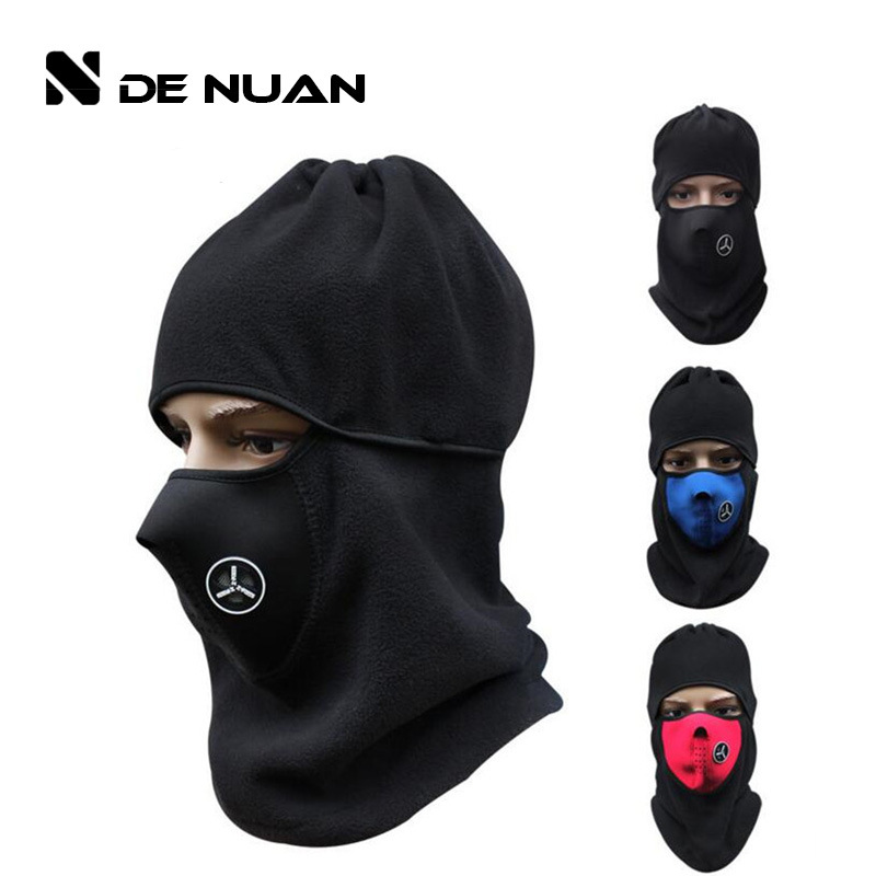 New Winter Windproof and Warm Cycling Mask Fleece Bicycle Motorcycle Outdoor Sports Ski Hood Windproof