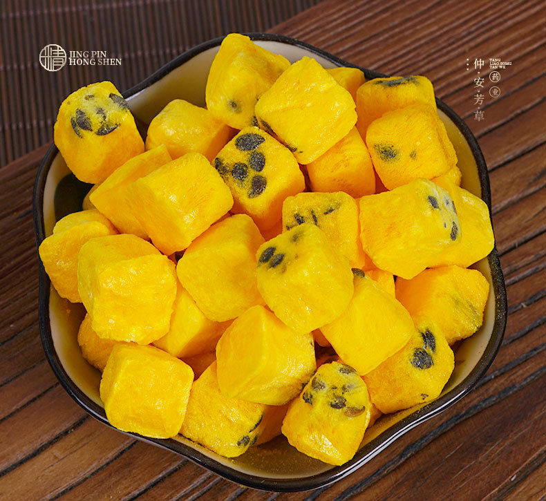 Freeze-Dried Passion Fruit Blocks (Passiflora edulis) — Cold-Brew Fruit Tea, 55g Jar quality and texture