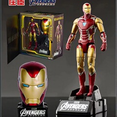 正規版漫威アベンジャーズアイアンマン手作りスパイダーマン可動モデル変形子供玩具置物