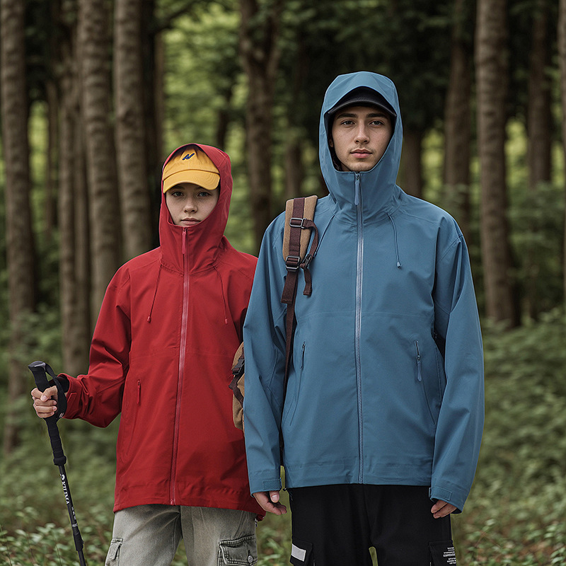 New Bird Home Outdoor Mountaineering Hard Shell Jacket Men's Three-proof Fabric Fashion Trendy Multi-color Optional Couple Jacket