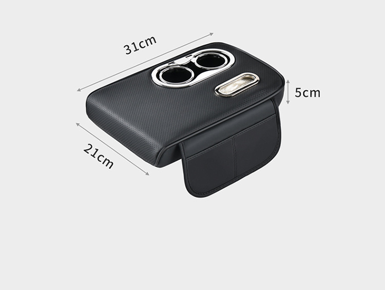 Cross-Border Universal Car Armrest Box Pad Car Armrest Box Booster Pad Hand Rest Tissue Box Water Cup Holder Car Supplies