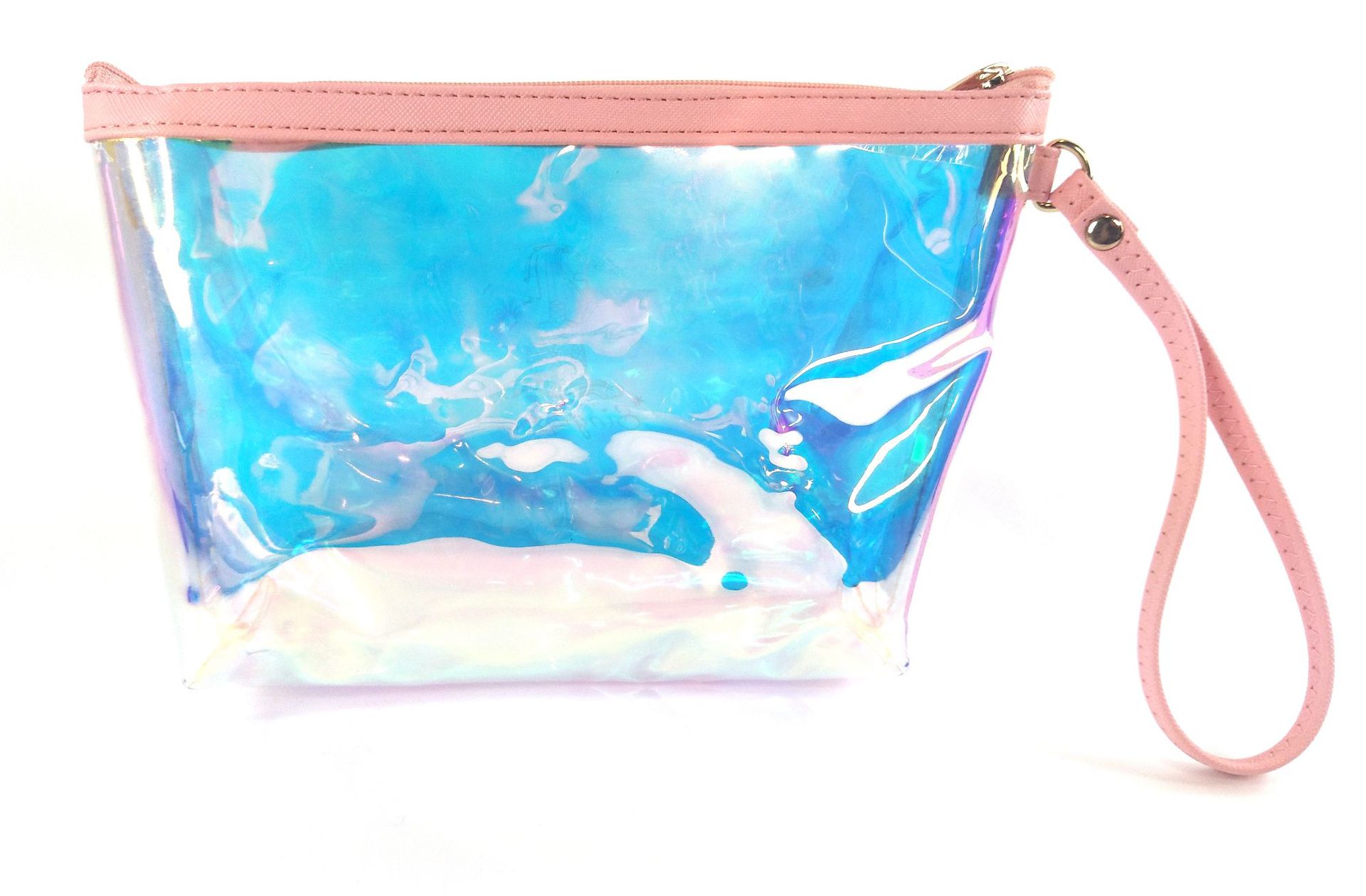Nuevo bolso de las mujeres de moda todo fósforo monedero colorido láser mini bolso de la jalea transparente
