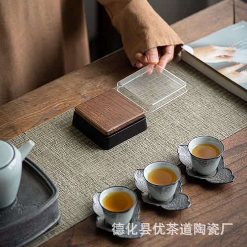 Tea weighing electronic tea weighing tea special electronic scale mini gram scale weighing tea tea lotus tea set tea set