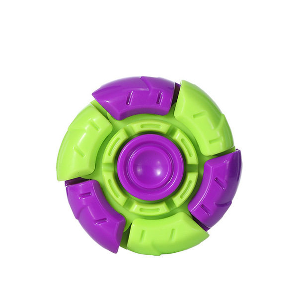 Fluorescence spinning top for finger