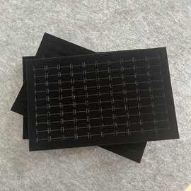 首饰盒内绒布戒指海棉垫展示耳钉收纳垫DIY平面首饰盘内插板饰品