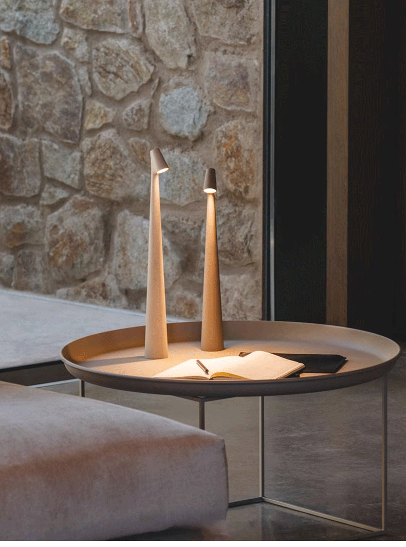 Atmosphere Lamp Design Night Lamp Table Lamp High Foot Portable Charging Decoration Table Lamp Bedroom Decoration_voghion.com