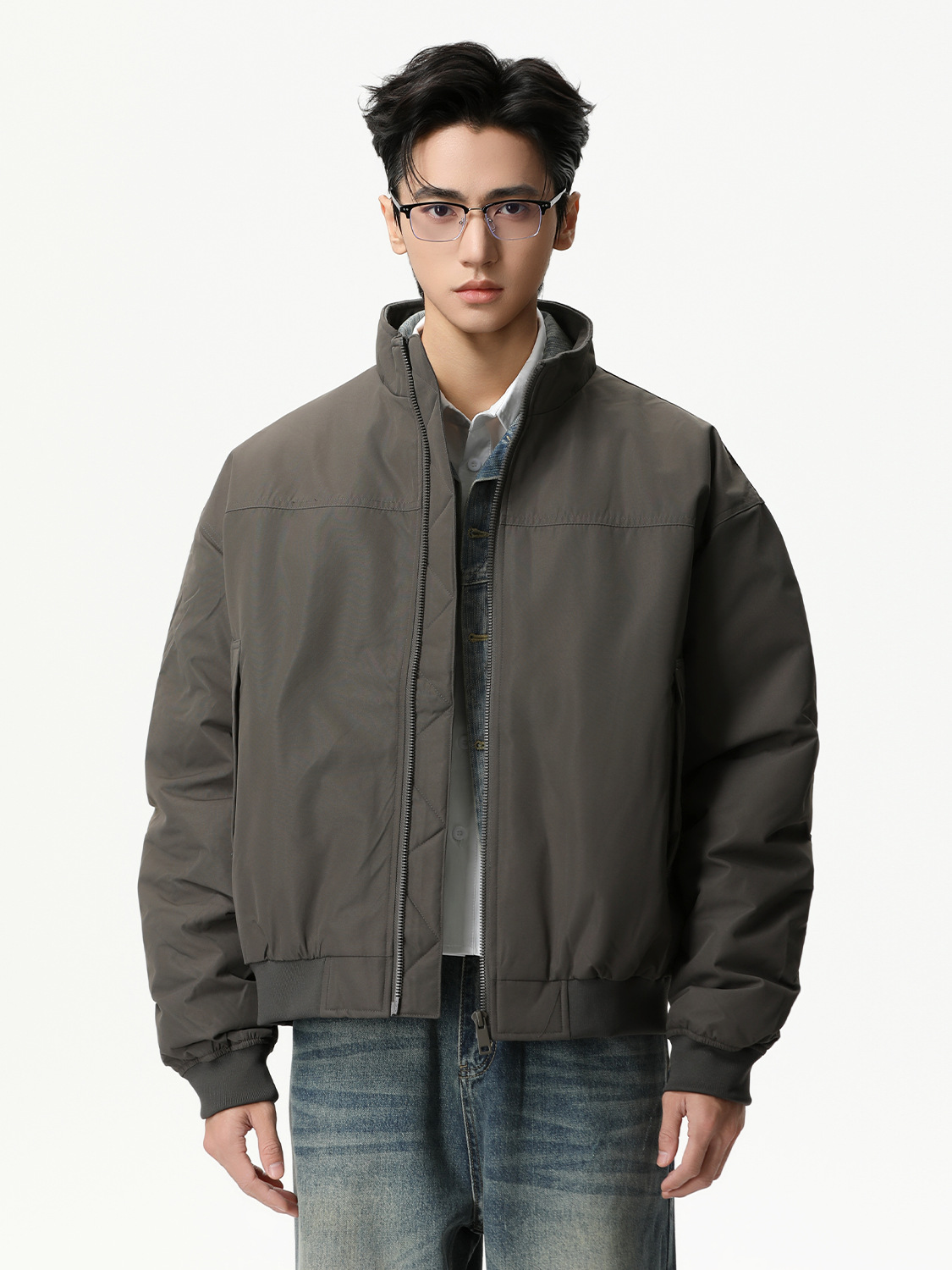 MTLCLOTHES Hombres| Cuello vertical, ropa de vestir al aire libre, ropa de vestir