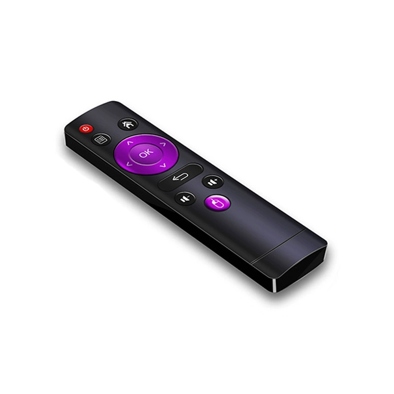 Foreign trade cross -border explosion H96max Android network -set -top box Special purple universal TV box remote control