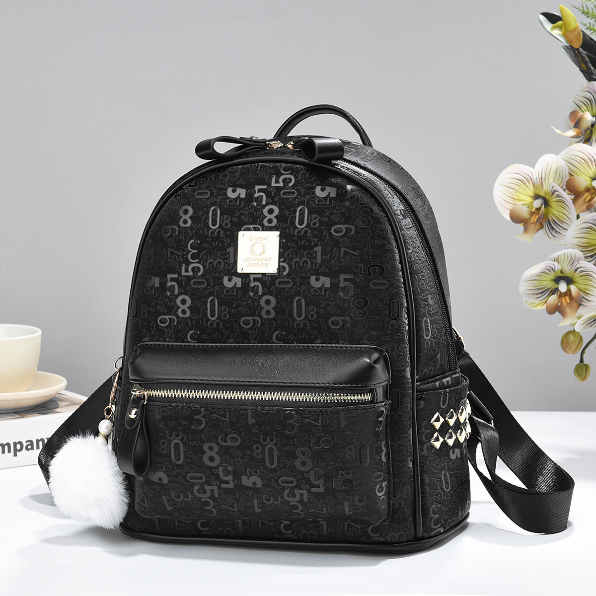 2026 nueva mochila impresa digital retro, mochila de lujo ligera de moda coreana para viajes viajeros, mochila de lujo