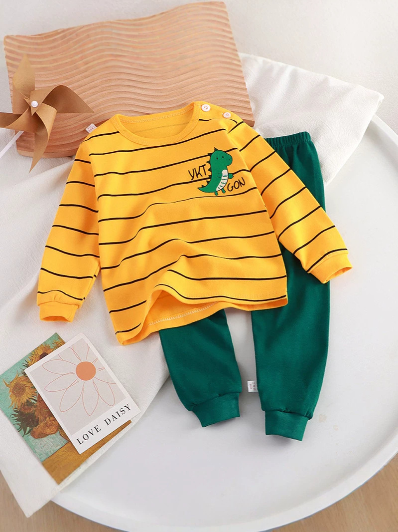 Conjunto de Ropa Interior para Niños de Algodón Absorción de Humedad para Primavera, Otoño e Invierno image 6