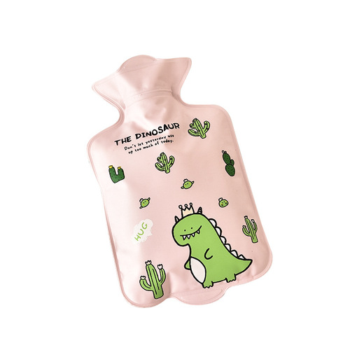 Water-injected hot water bottle PVC flush hand warmer bag for women during menstruation, small size portable student water-filled hand warmer