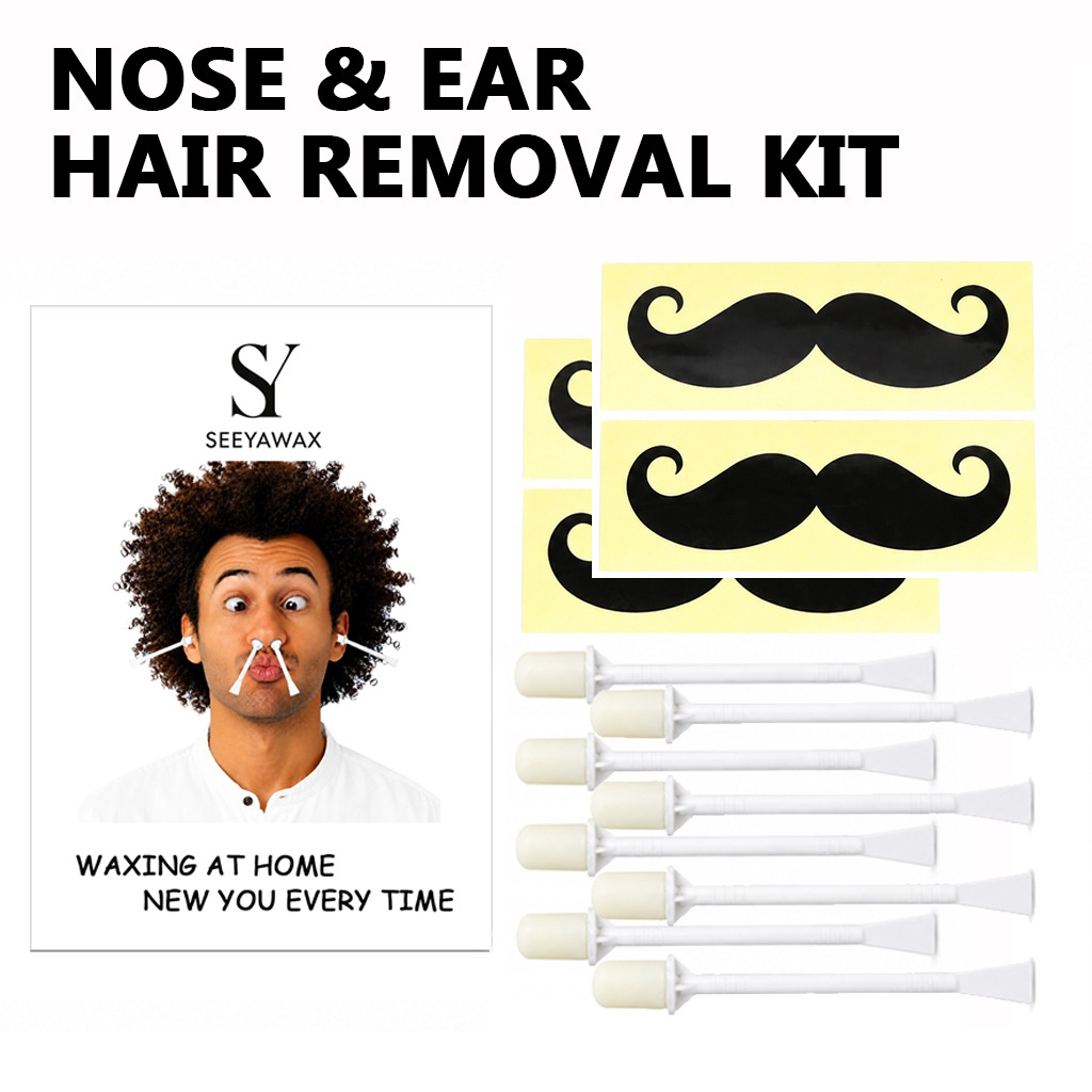 New cross-border product in stock: nose hair and ear hair removal kit, hair dryer, depilatory wax, nose hair wax kit, nose hair wax stick