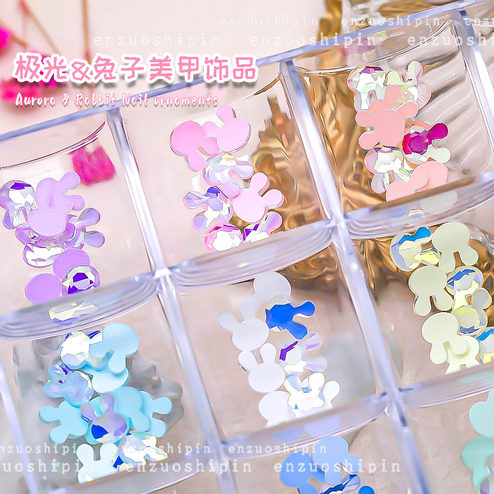transparent rabbit for manicure