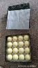 1 box of resin white balls