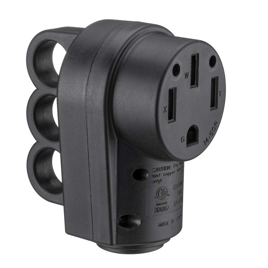 NEMA 14-50R 美式工业插头 50A房车用组装母头插座