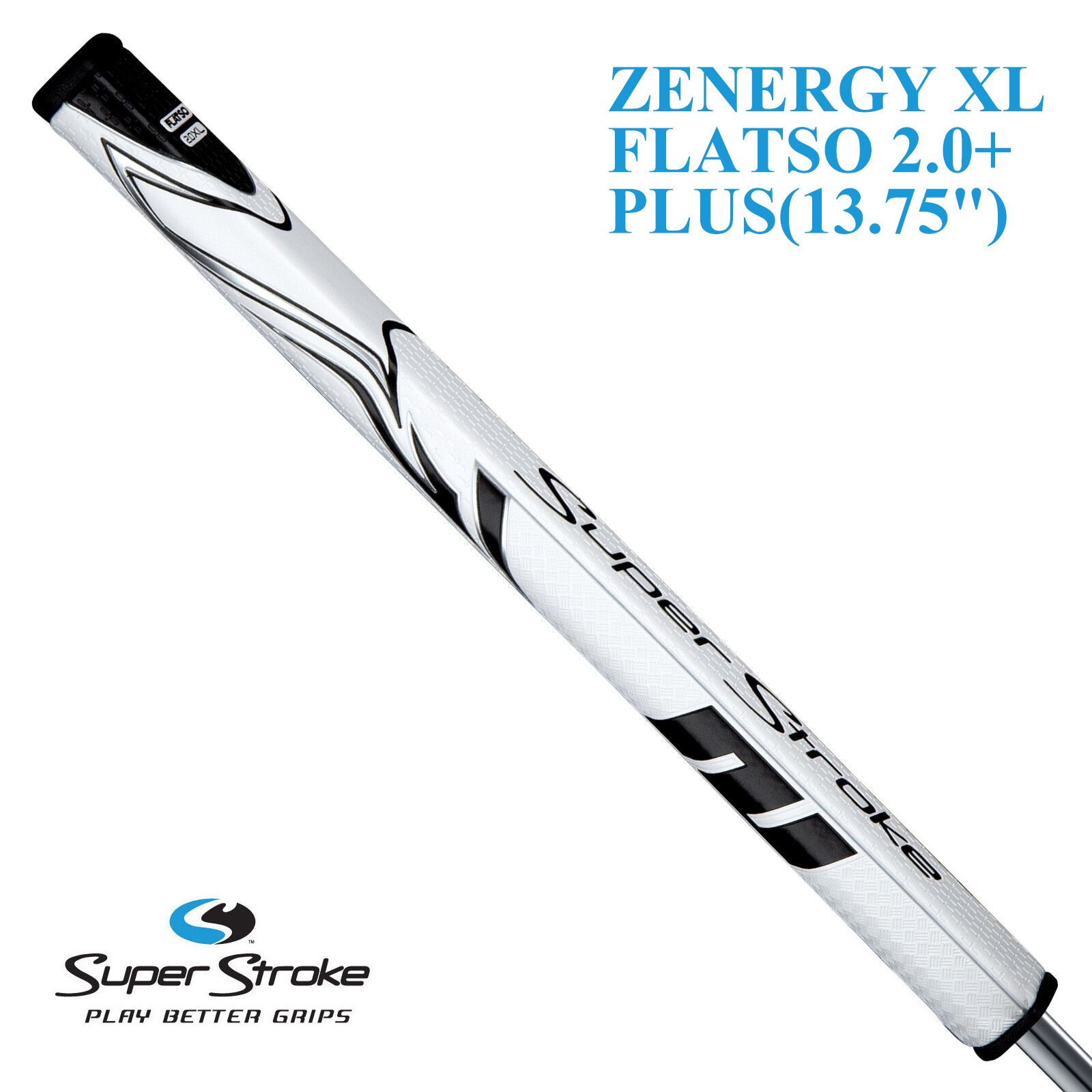 Super Stroke ZENERGY XL FLATSO 2,0 + PLUS (13,75 ") Golf extendido