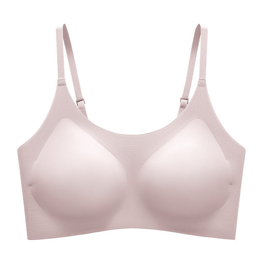 Cloud size-free sports strap vest-style underwear women's comfortable seamless small chest push up wireless bra