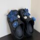 Cross-border new blue Denim flower hole shoes accessories creative high-end sense detachable diy shoes flower shoe buckle