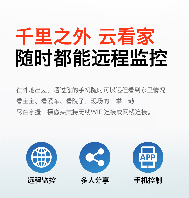 夜视全彩监控摄像头