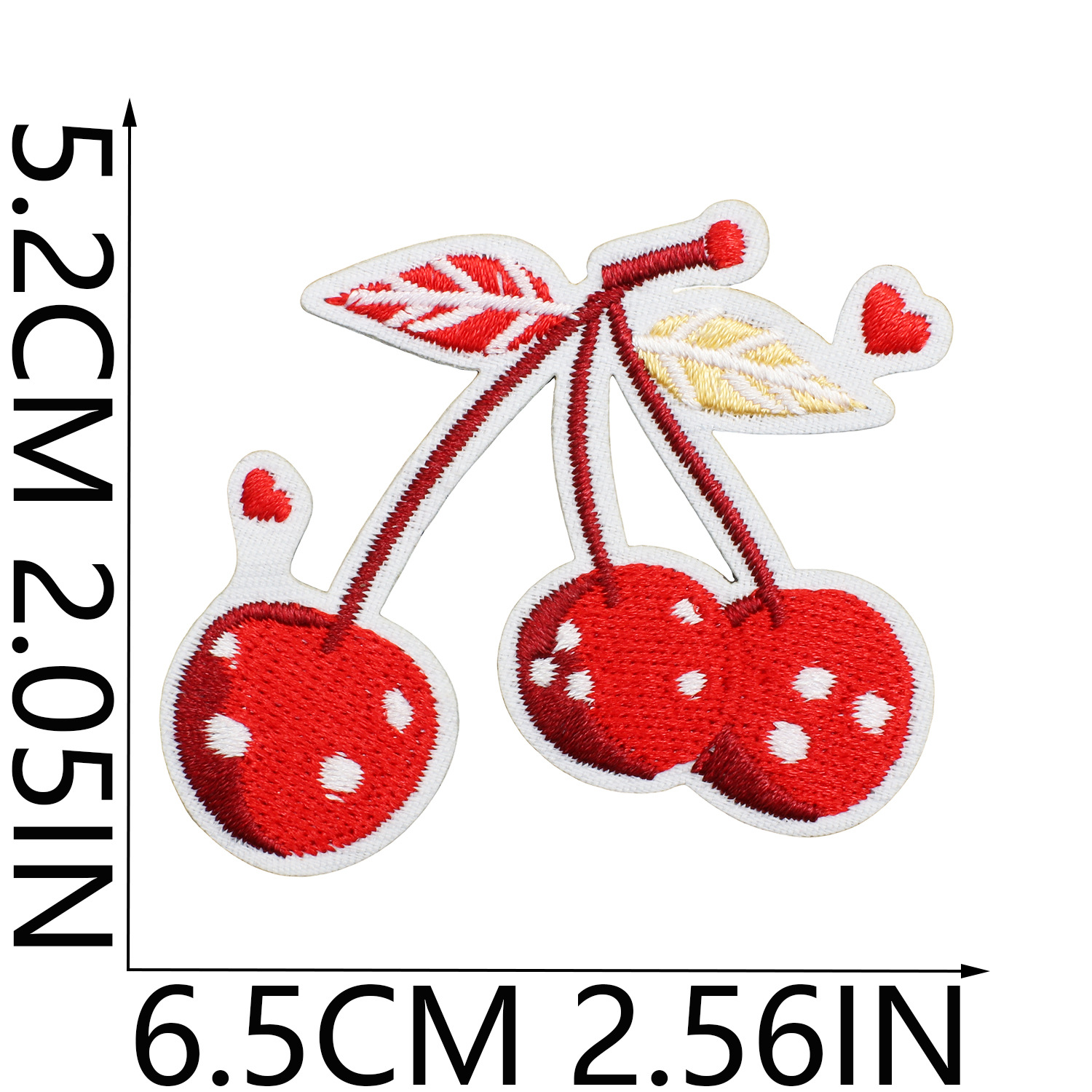 3g Weight Clothing Sticker Patches Classification 1 Piece Quantity Dacron thread Material Cherry Pattern Casual, Elegant, Lady Style Embroidery Craft 1 Piece Casual Elegant Lady Cherry Dacron Thread Clothing Sticker Patches 5