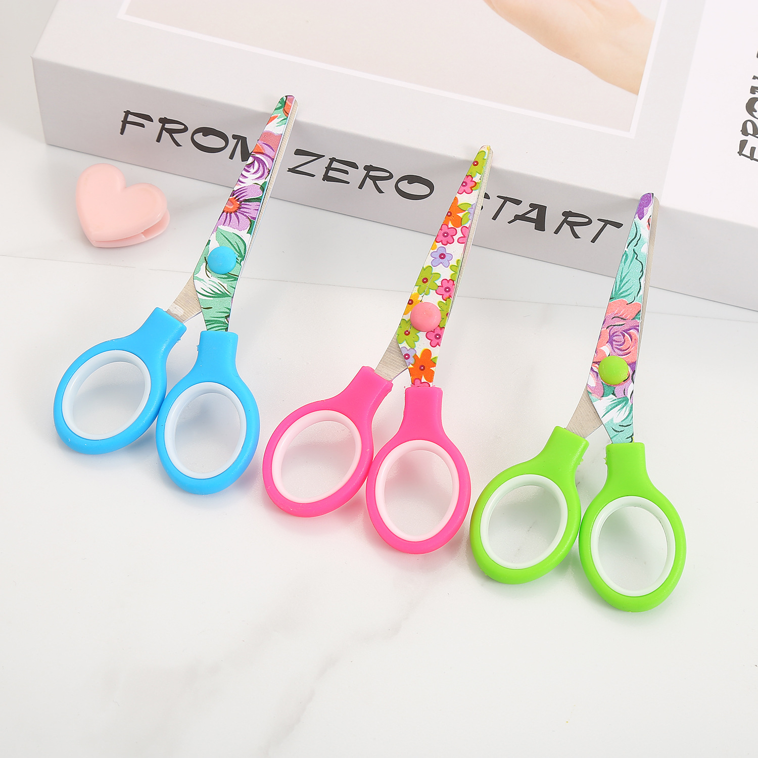 children's safe cartoon scissors stainless steel