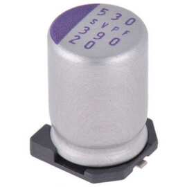 25SVPG15M 松下固态SMD铝电解电容器 15uf 25V ±20% OS-CON