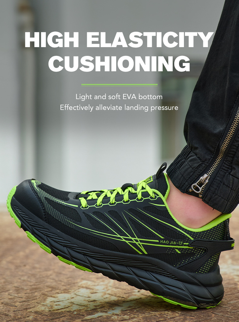 Men Special Work Shoes Haojia New Lightweight Breathable Wear-Resistant Steel Toe Safety For Men Anti-Smash Anti-Puncture Protective Work Shoes_vogvips.com