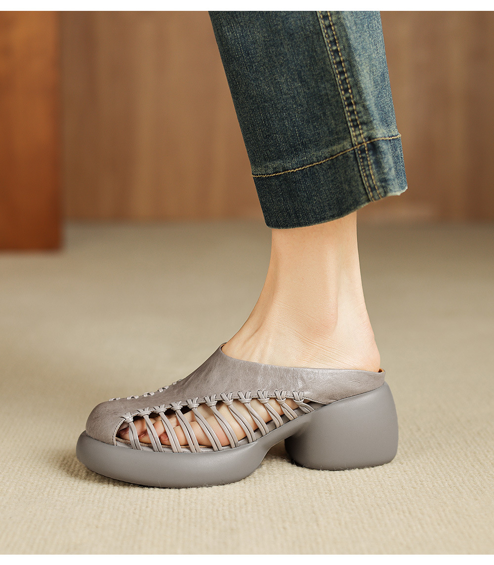 Sandal cao gót nữ mũi nhọn quai ngang phong cách cổ điển, gót 6 cm — đen chi tiết 23