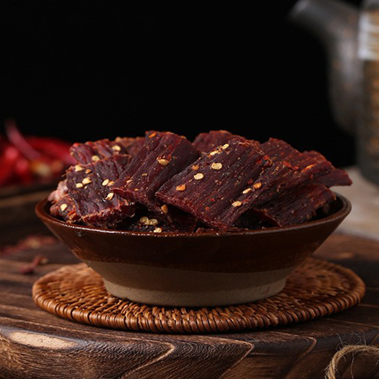 风干手撕猪肉干猪肉条真空小包装麻辣五香辣味猪肉脯熟食零食批发