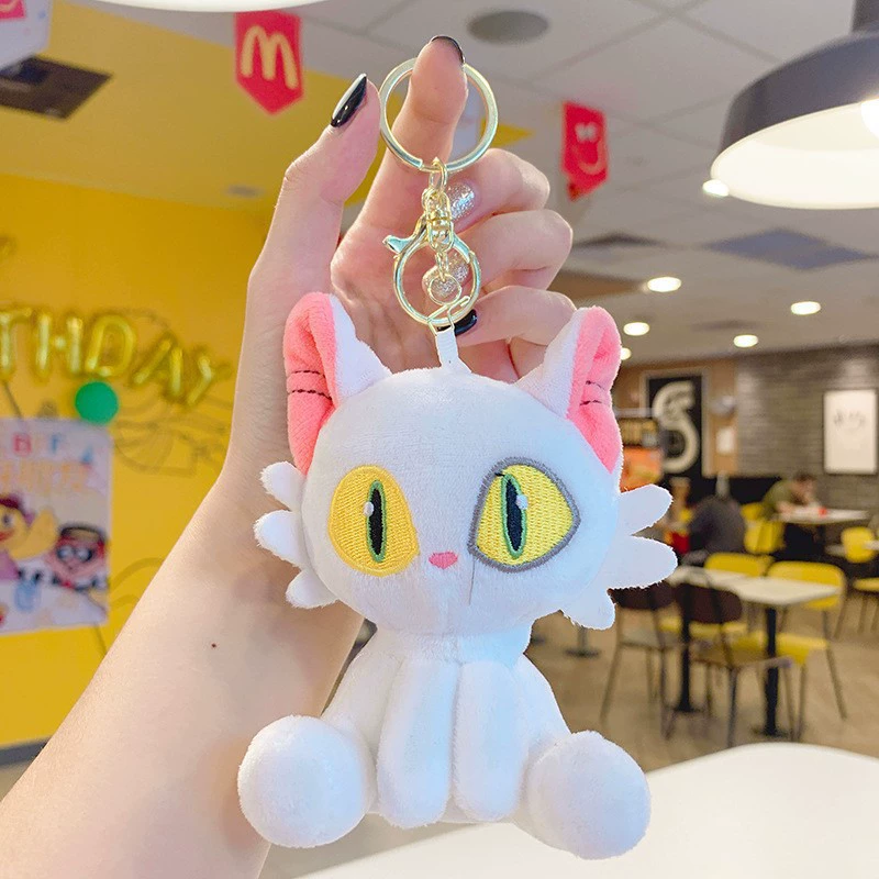 Игровой автомат, плюшевая кукла, игрушка, мультяшный брелок для ключей, аксессуар для рюкзака