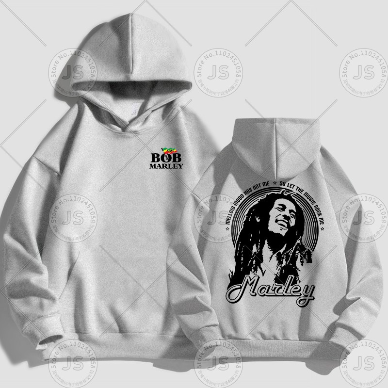 Bob Marley Hoodie Men's y Women's Ndy Loose Autumn/Winter