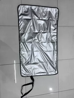Car trunk driving mat professional driving company special mat foldable car mat driving tail box mat (Trunk Mat) - 190t-silver-coated-cloth-12070cm-press-the-option