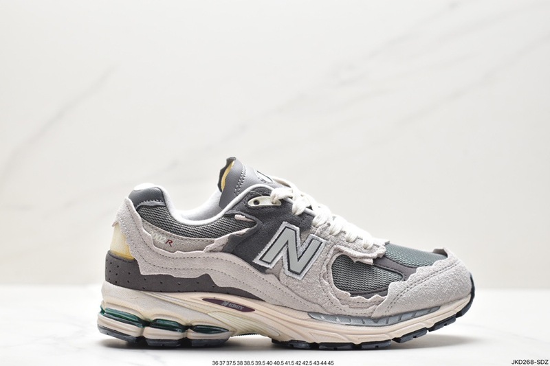 莆田靴ピュアオリジナル NB2002 クラシックオリジナルグレーレトロメンズとレディースシューズファッションお父さん靴カジュアルスポーツランニングシューズ|undefined