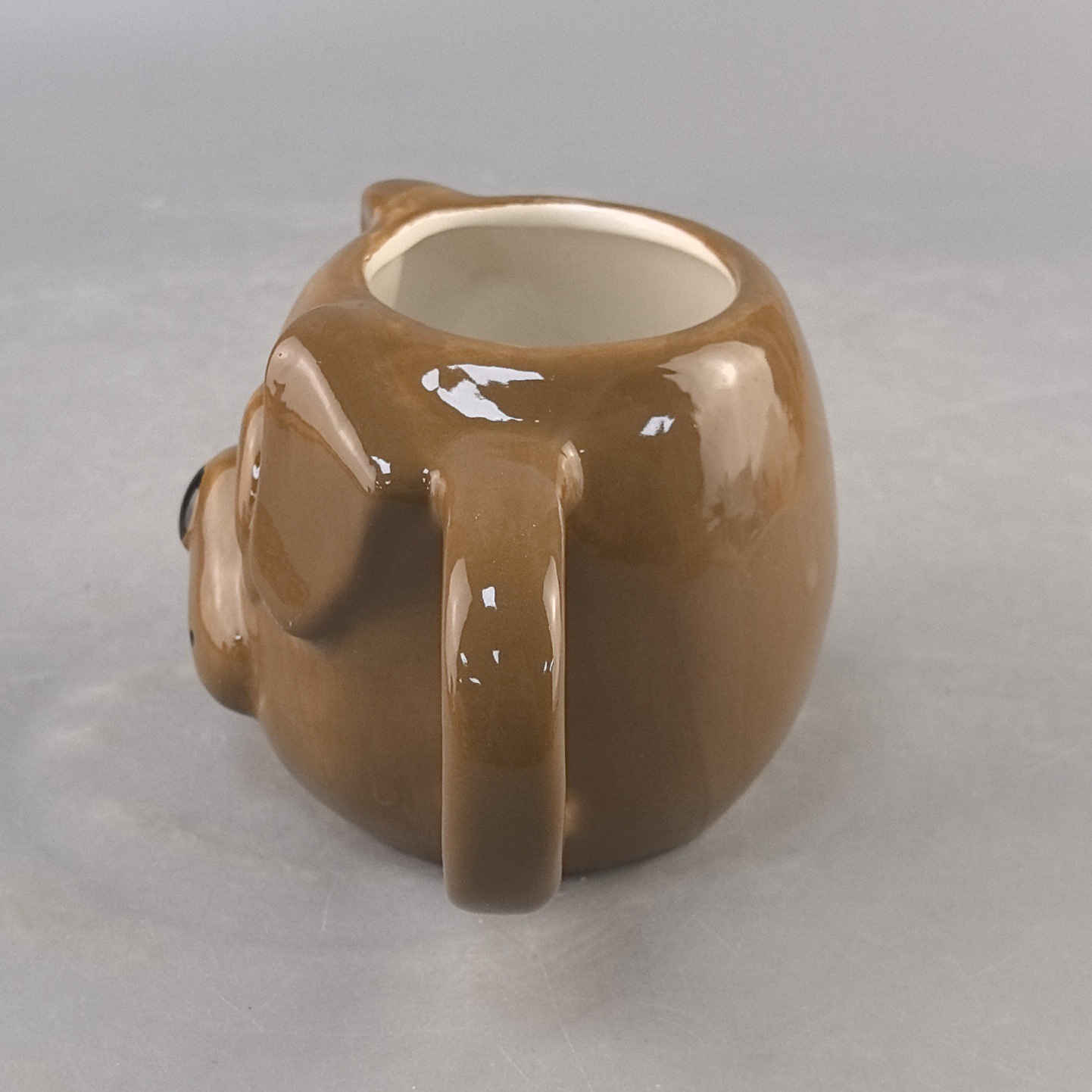 Creativo pintado a mano taza de café de perro taza de cerámica taza de té animal cabeza taza de regalo 3D taza de cerámica cabeza de perro taza