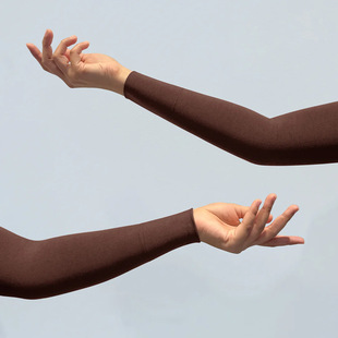 New Versatile Solid Color Skin-Friendly Elastic Breathable Modal Cotton Base Sleeve Soft Anti-Exposure Arm Sleeve Ice Sleeve