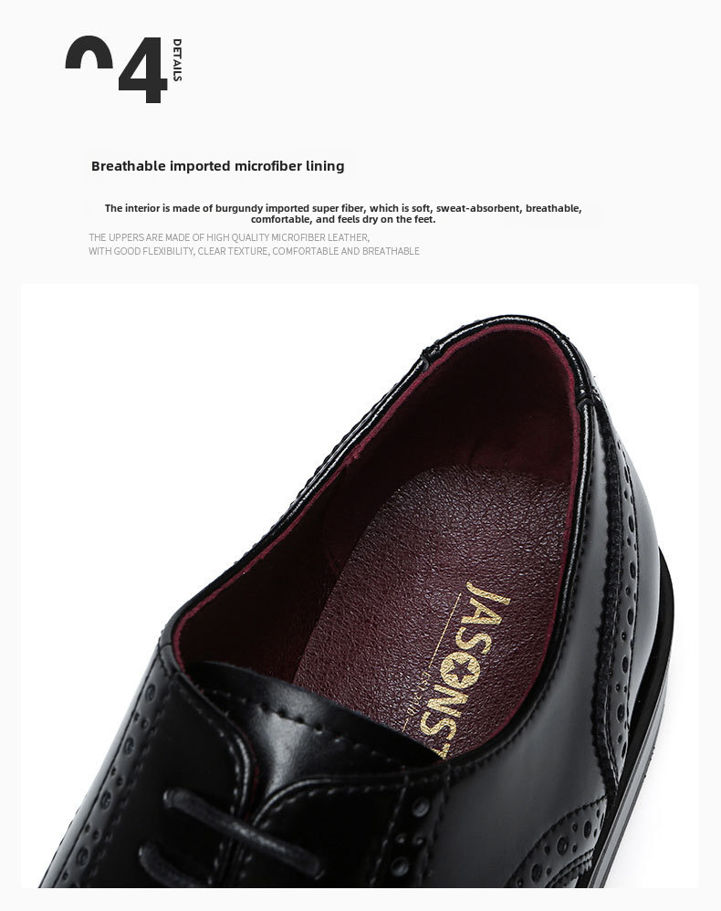 British Style Men's Business Leather Shoes - Formal Footwear_voghion.com