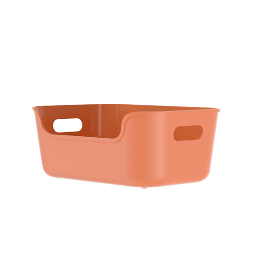 Desk storage box Office storage basket miscellaneous organization plastic basket snack large storage basket cute small box