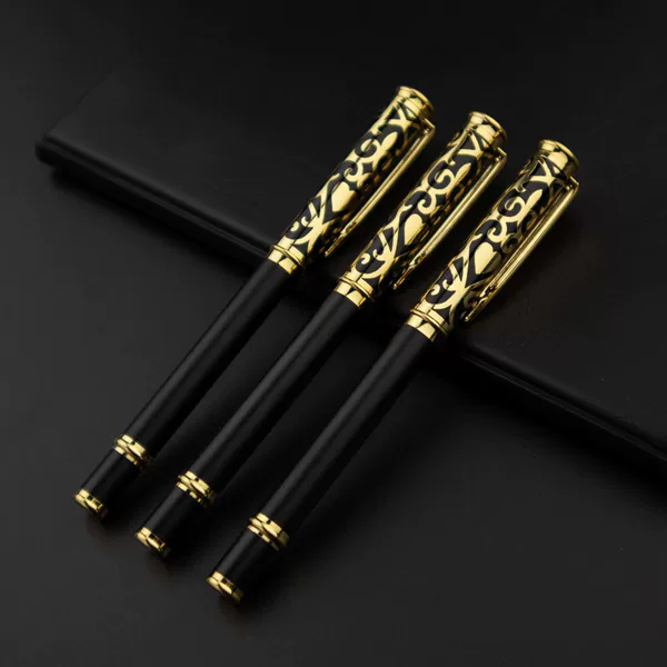 in stock wholesale metal business sign pen ball pen sign pen gel pen advertising pen lettering can be printed logo