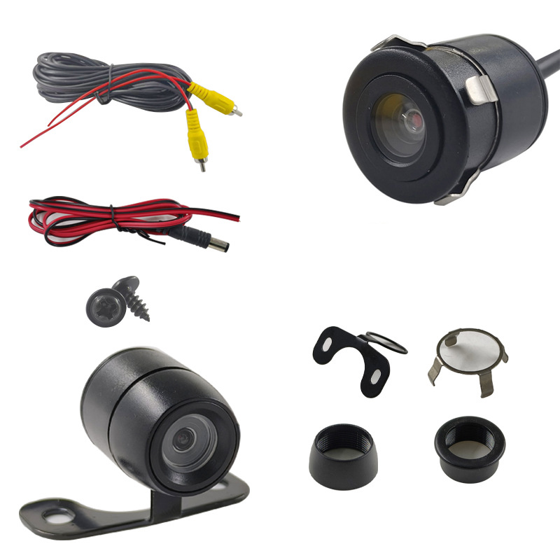 Open Hole Dual-Use Small Butterfly Reversing Camera Car Rear View Camera Reversing Image Car Camera