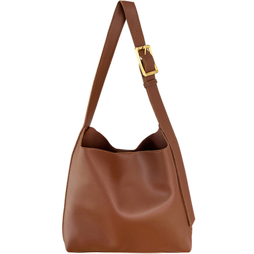 Versatile Instagram-worthy, High-Capacity Bag for Women – 2024 New Arrival, Effortlessly Chic Bucket Bag with Retro Vibe, Perfect for Shoulder or Crossbody Wear, Also Available as a Tote.