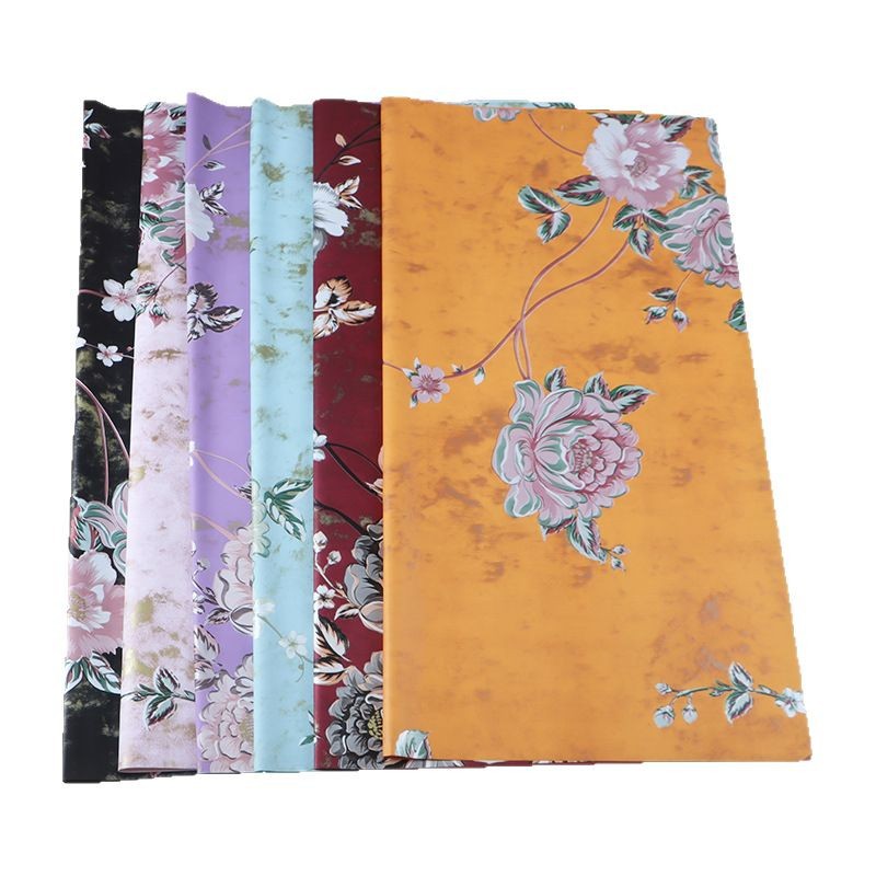 Rosas fragantes retro Papel Ouya Papel de embalaje de ramo de doble cara Material grueso impermeable Material de embalaje de flores