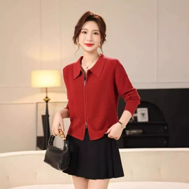 女式针织衫;女式马甲;大码毛衣