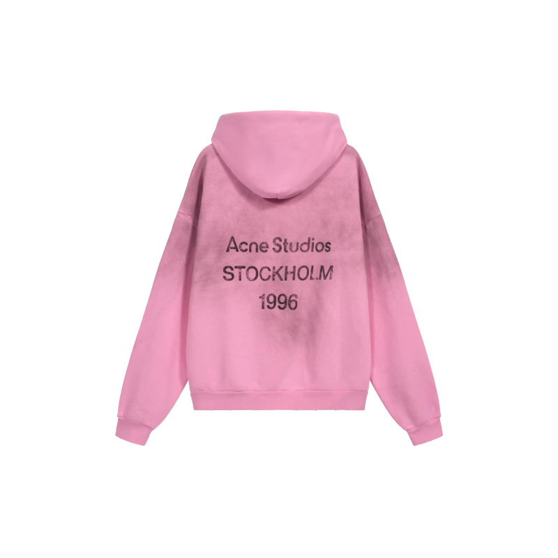 26 New Style Hooded Sweatshirt with Distressed Logo Letter Print, Unisex Casual Loose-Fit Sweatshirt