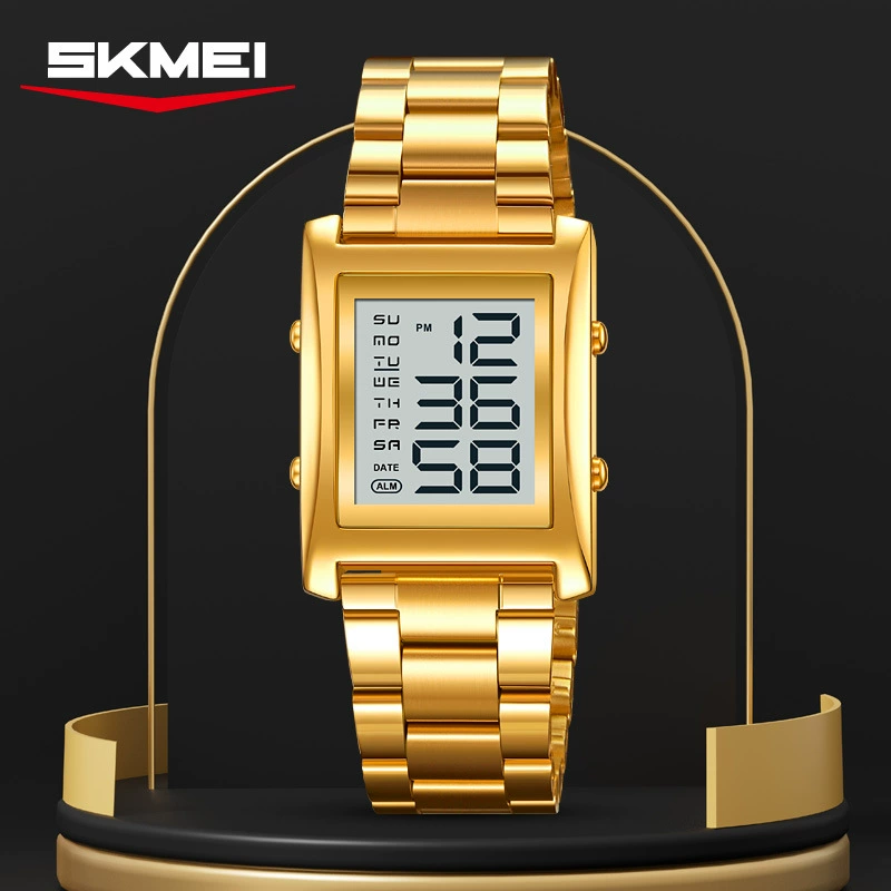 Universal fashionable watch for men and women, waterproof electronic steel belt, wholesale