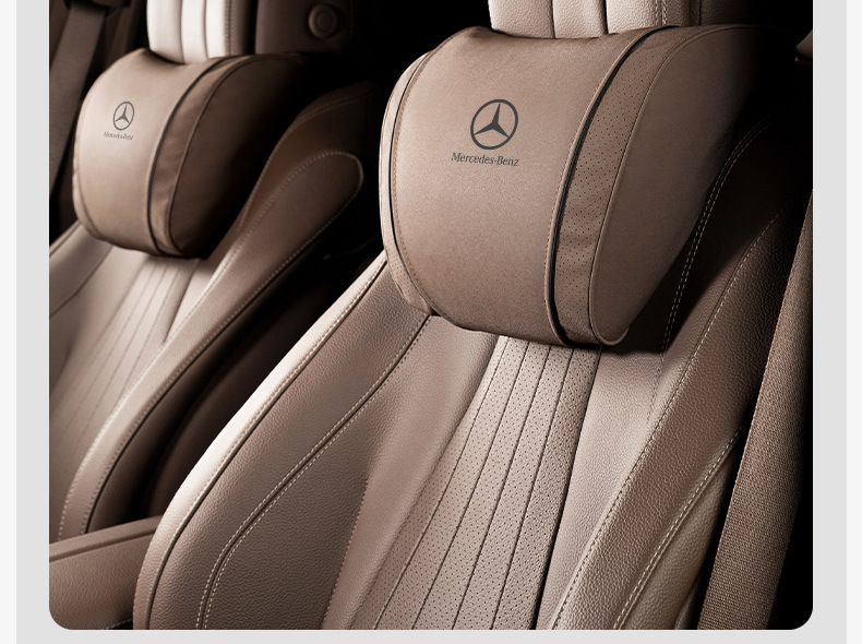 Mercedes-Benz Car Headrest Glb220/C260L/E300L/A200L/Glc Interior Decoration Neck Pillow and Lumbar Cushion