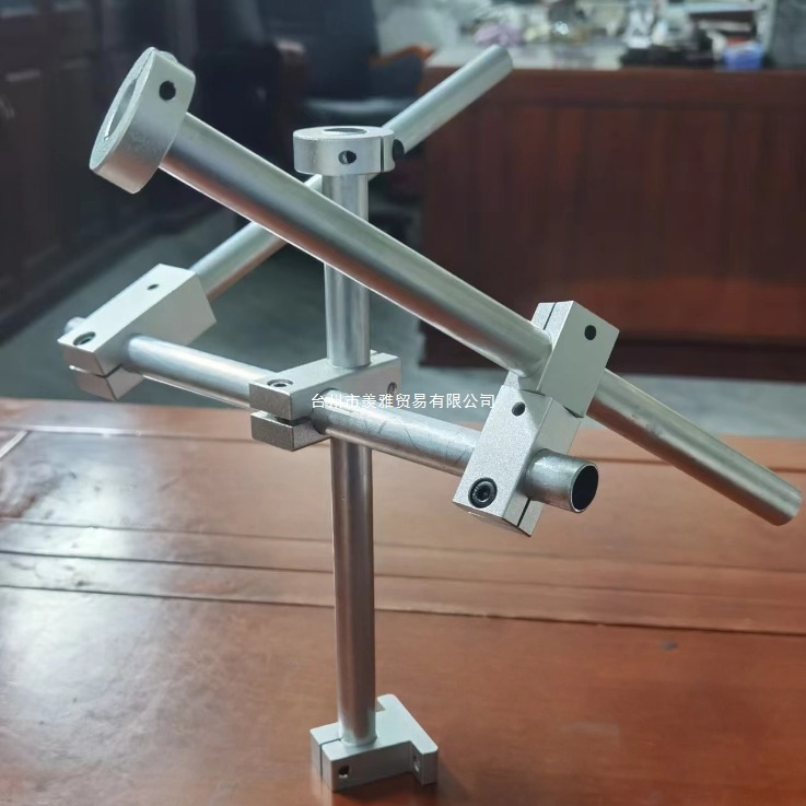 光轴十字固定夹铝合金支柱固定夹十字连接件管夹支架同异径特优惠