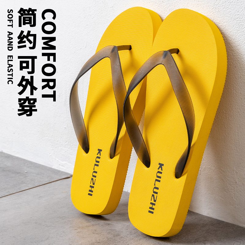 Cool Road Internet Celebrity High-End Beach Shoes Men's Flip-Flops Summer 2026 New Soft-Soled Non-Slip Outdoor Sandals