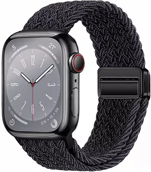 Apple iwatchS9876 時計ストラップ織り磁気バックル時計ストラップ ApplewatchS10 男性と女性の通気性に適しています。|undefined