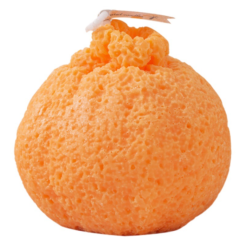 Red creativa rojo feo naranja aromaterapia vela al por mayor fruta forma vela regalo de boda accesorios de tiro Decoración